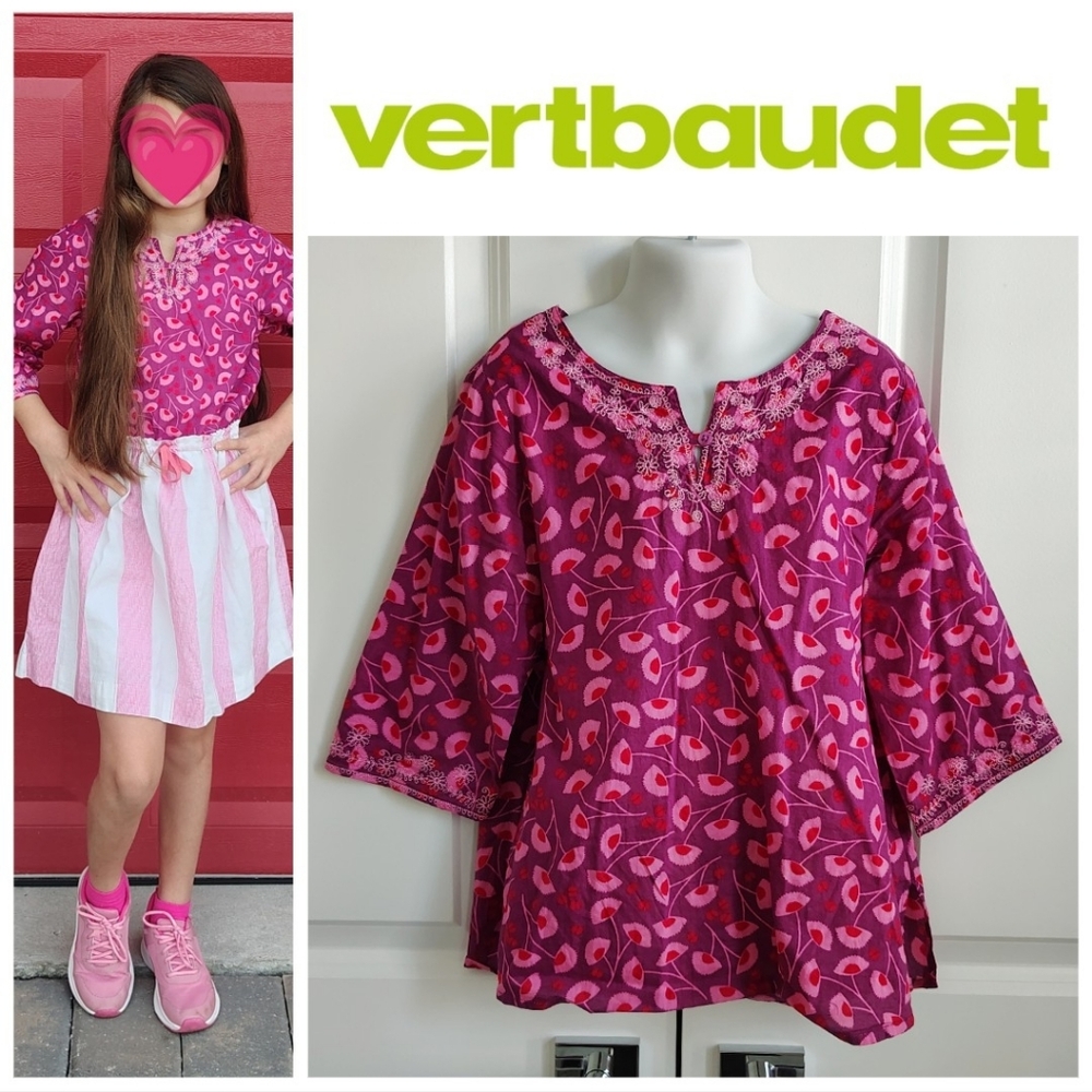 Vertbaudet Floral Blouse (French Brand)